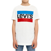 Levi'S camiseta manga corta niño SPORTSWEAR LOGO BLANCO