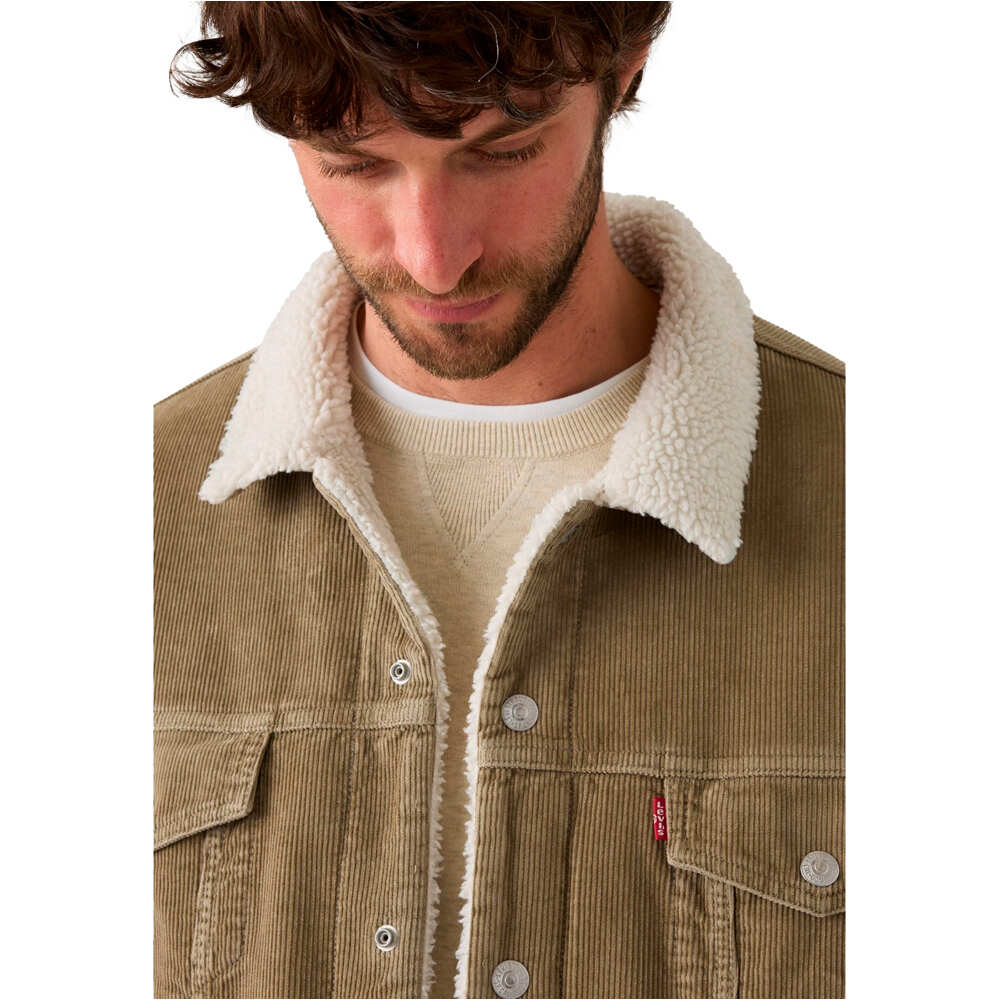 Levi'S chaquetas hombre RELAXED FIT SHERPA TRKR MARRON 03