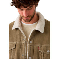 Levi'S chaquetas hombre RELAXED FIT SHERPA TRKR MARRON 03