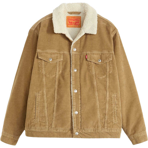 LEVI'S RELAXED FIT SHERPA TRKR marron