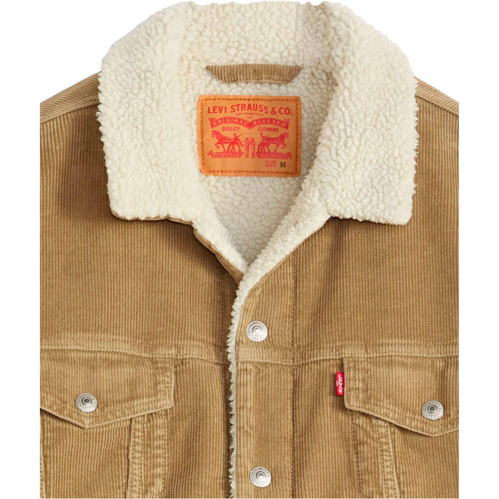 Levi'S chaquetas hombre RELAXED FIT SHERPA TRKR MARRON 05