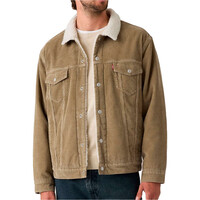 Levi'S chaquetas hombre RELAXED FIT SHERPA TRKR MARRON vista detalle