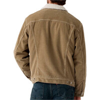 Levi'S chaquetas hombre RELAXED FIT SHERPA TRKR MARRON vista trasera