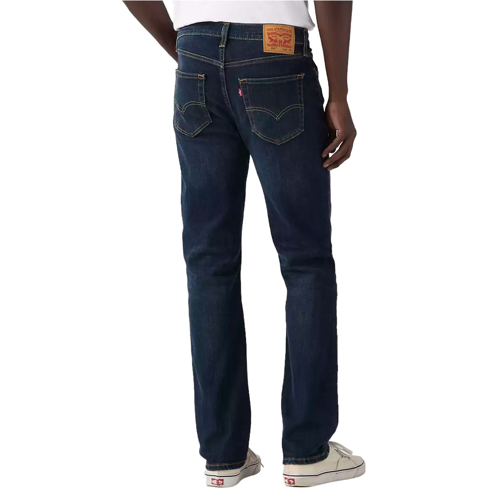 Levi'S pantalón hombre 511 SLIM AZUL vista trasera