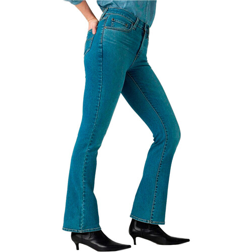 LEVI'S 725 HIGH RISE BOOTCUT MED INDIGO - WORN IN