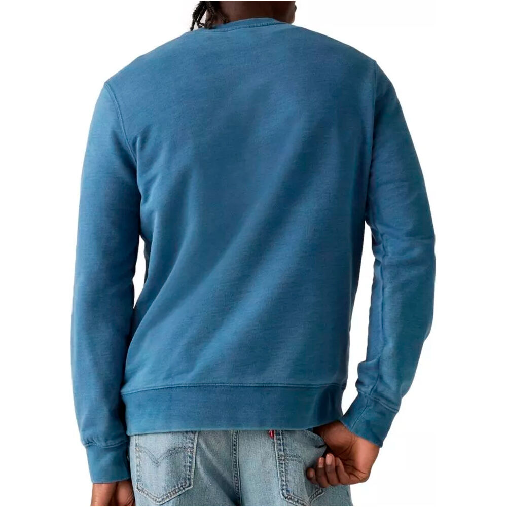 Levi'S sudadera hombre THE ORIGINAL AZUL vista trasera