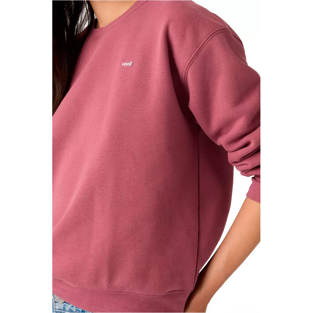 Levi'S sudadera mujer EVERYDAY CRUSHED BERRY ROJO 03