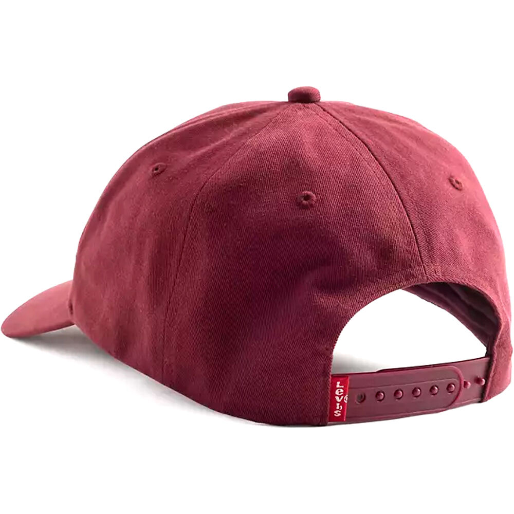 Levi'S visera lona HOUSEMARK ROJO 01