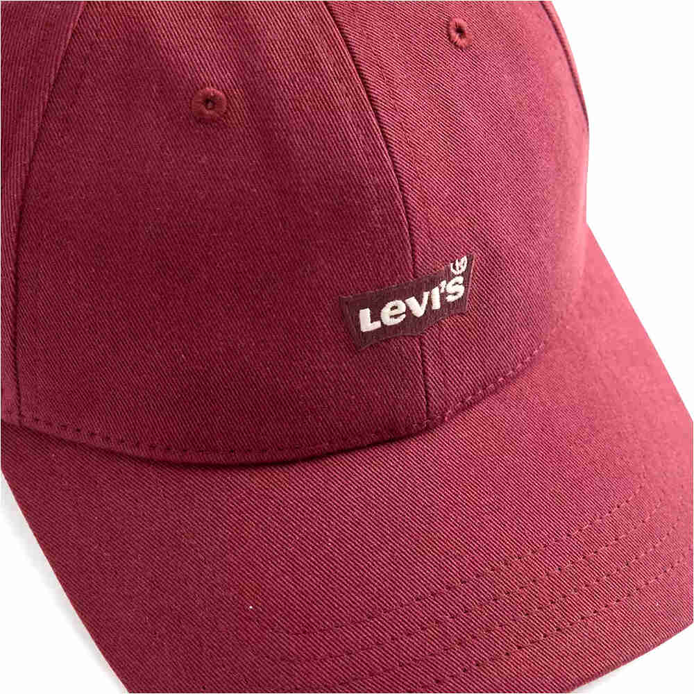 Levi'S visera lona HOUSEMARK ROJO 03