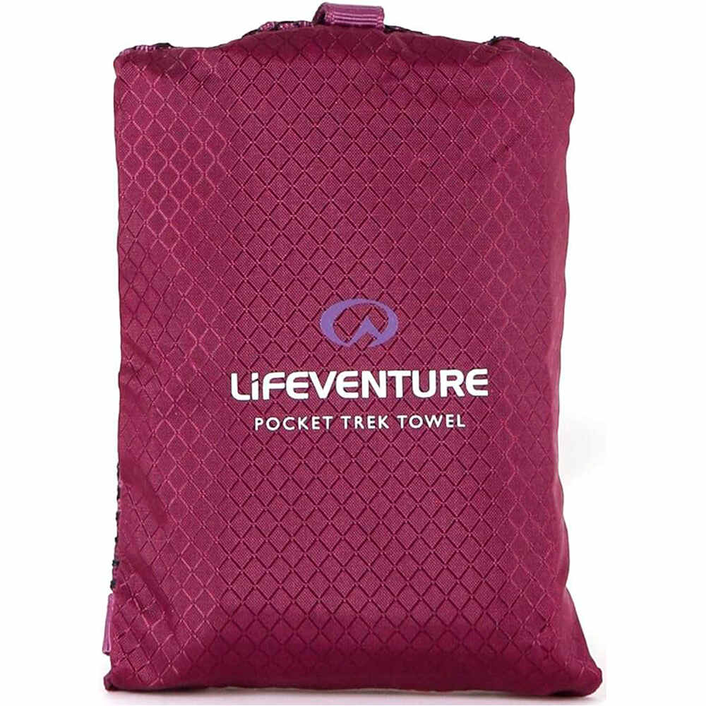 Lifeventure varios montaña RECYCLED SOFTFIBRE TREK TOWEL POCKET NEGRO 04