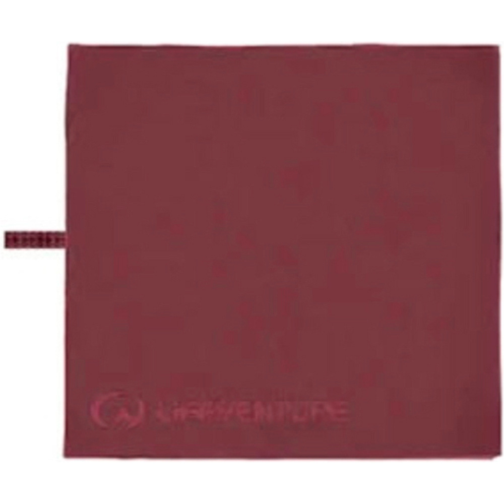 Lifeventure varios montaña RECYCLED SOFTFIBRE TREK TOWEL POCKET NEGRO vista frontal