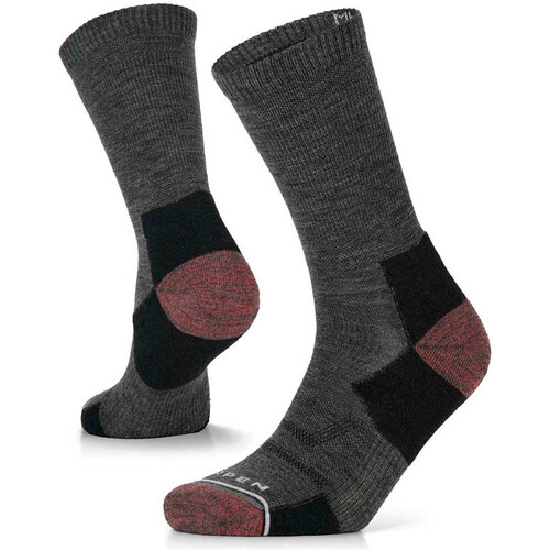 Lorpen calcetines montaña MHLCW MERINO HIKE LIGHT CREW GRIS