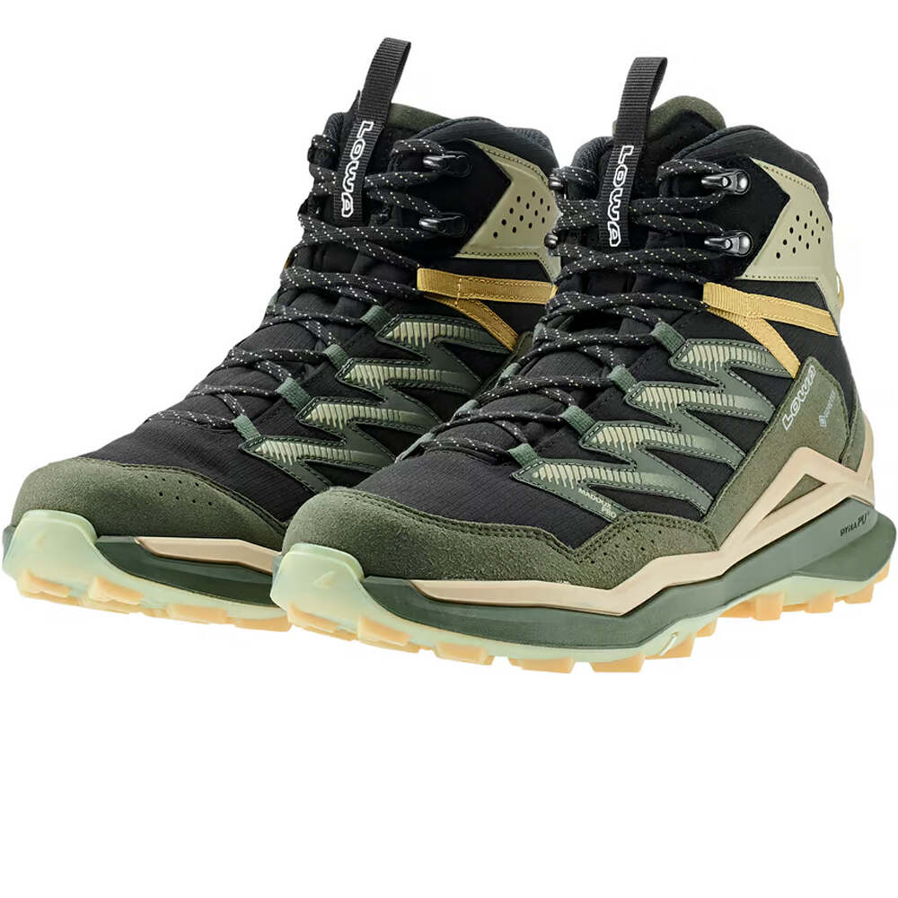 Lowa bota trekking hombre MADDOX PRO GORE-TEX MID NEGRO lateral interior