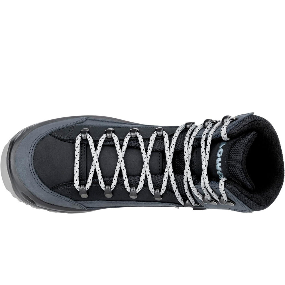 Lowa bota trekking mujer RENEGADE GTX MID GRIS vista superior
