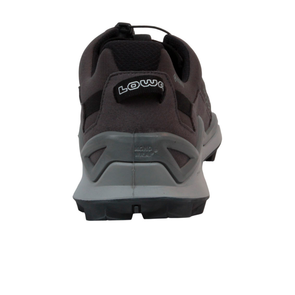 Lowa zapatilla trekking hombre MADDOX PRO GORE-TEX LO SL GRIS vista trasera
