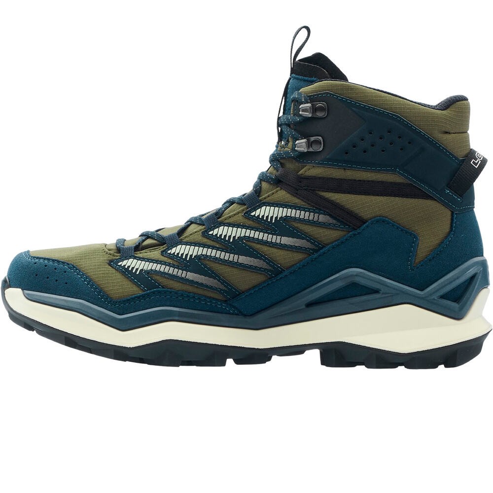 Lowa zapatilla trekking hombre MADDOX PRO GORE-TEX MID AZUL puntera