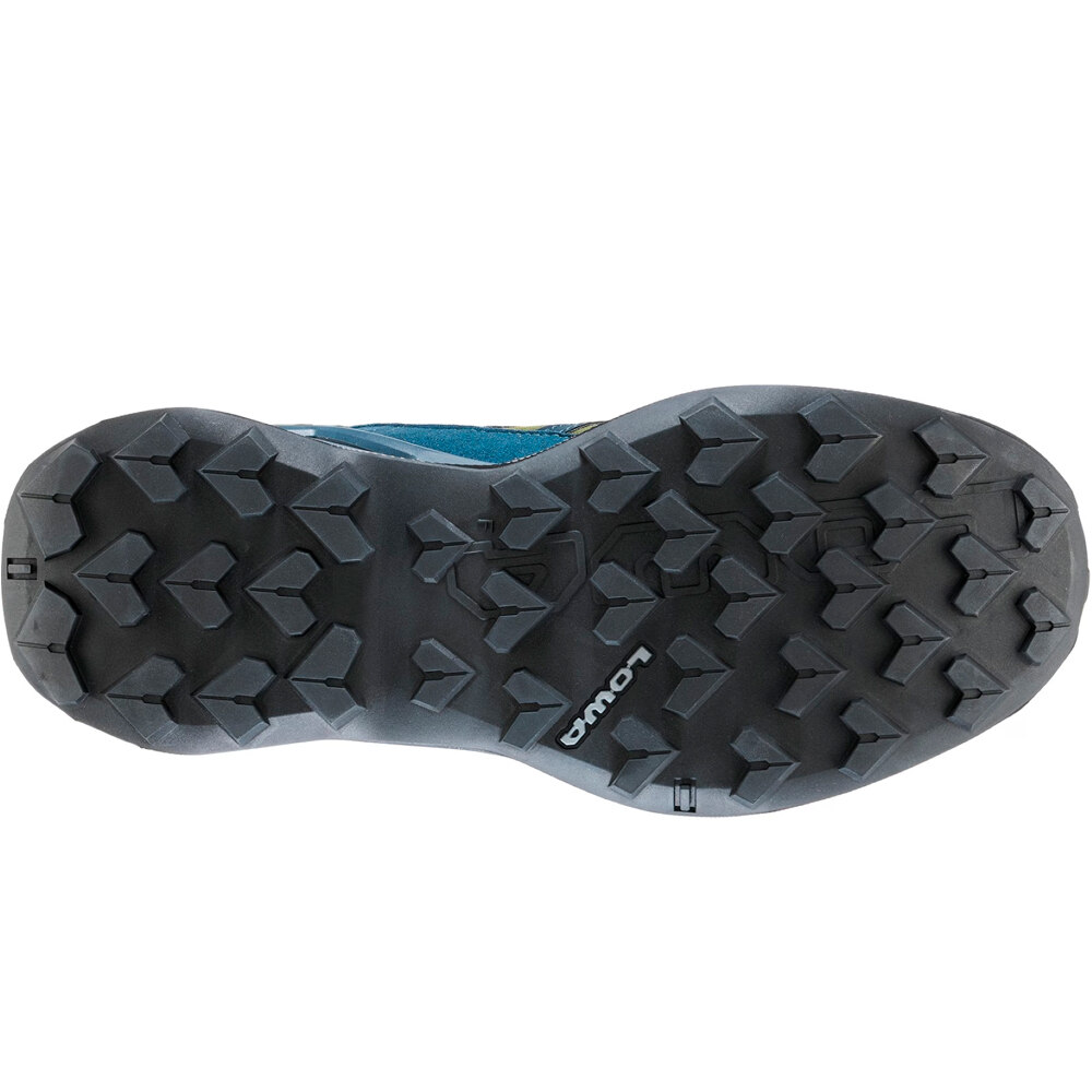 Lowa zapatilla trekking hombre MADDOX PRO GORE-TEX MID AZUL vista superior