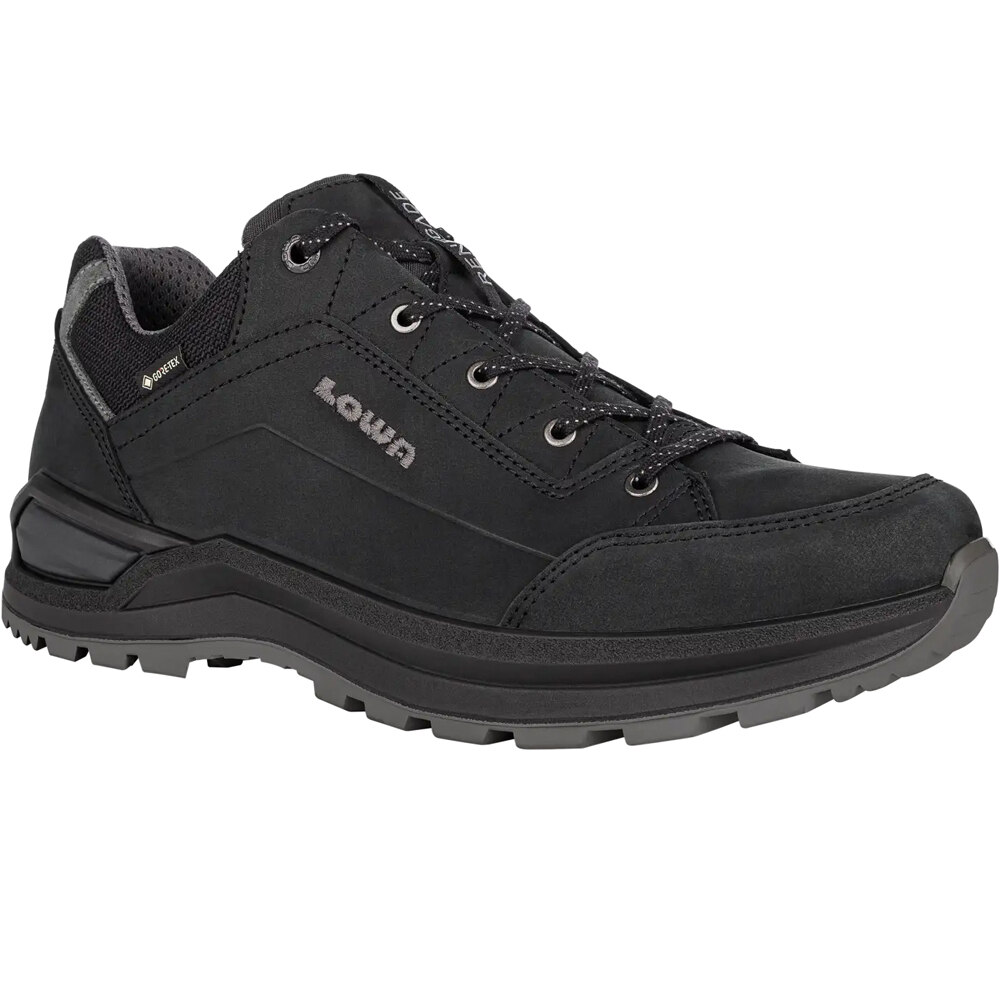 Lowa zapatilla trekking hombre RENEGADE EVO GTX LOW NEGRO lateral interior
