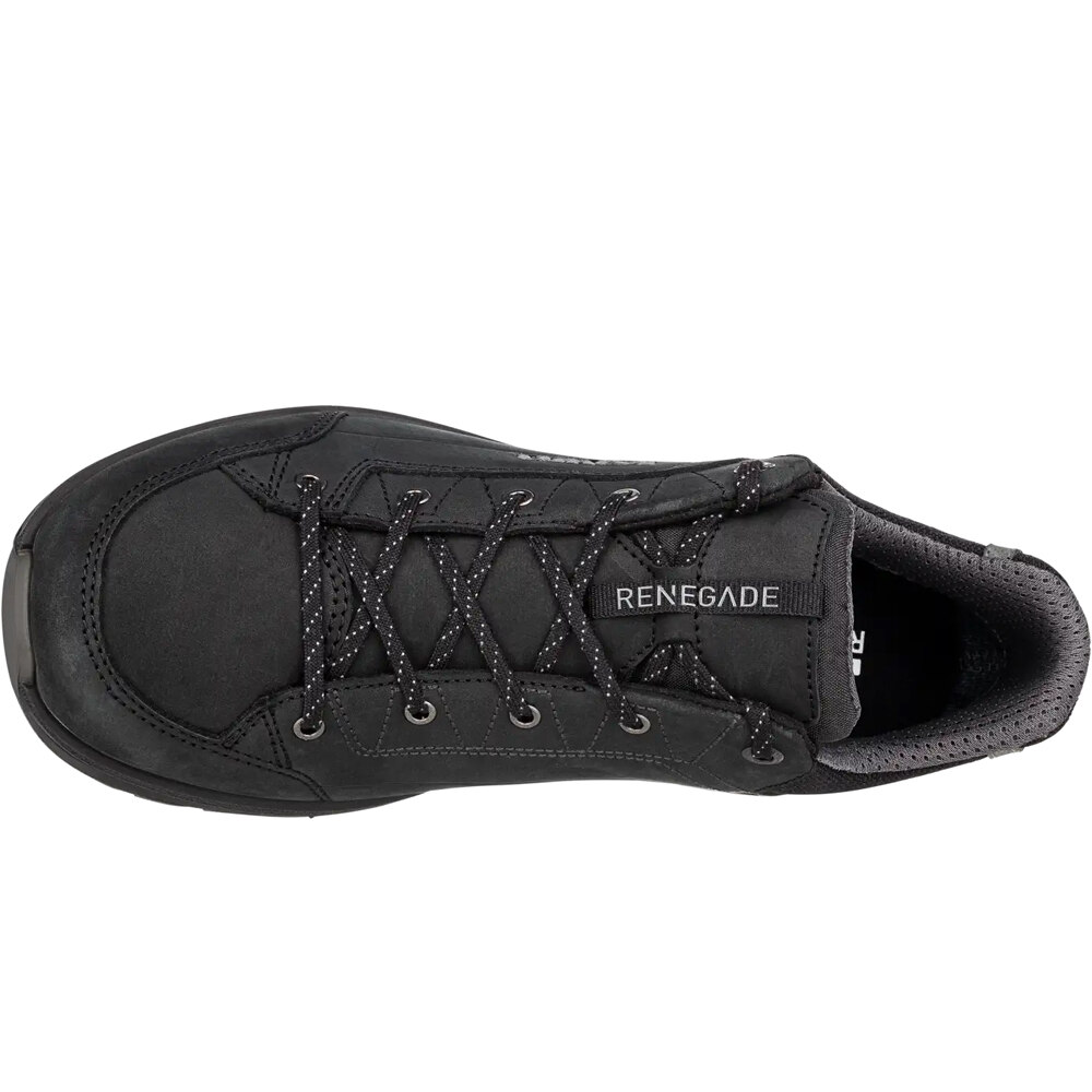 Lowa zapatilla trekking hombre RENEGADE EVO GTX LOW NEGRO vista superior