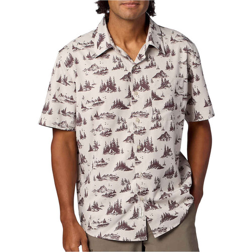 Marmot camisa montaña manga corta hombre AIREXCHANGE MARRON