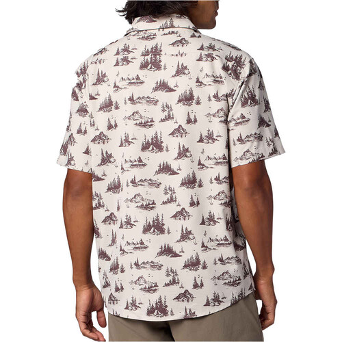 Marmot camisa montaña manga corta hombre AIREXCHANGE MARRON