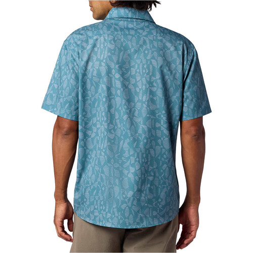 Marmot camisa montaña manga corta hombre AIREXCHANGE VERDE
