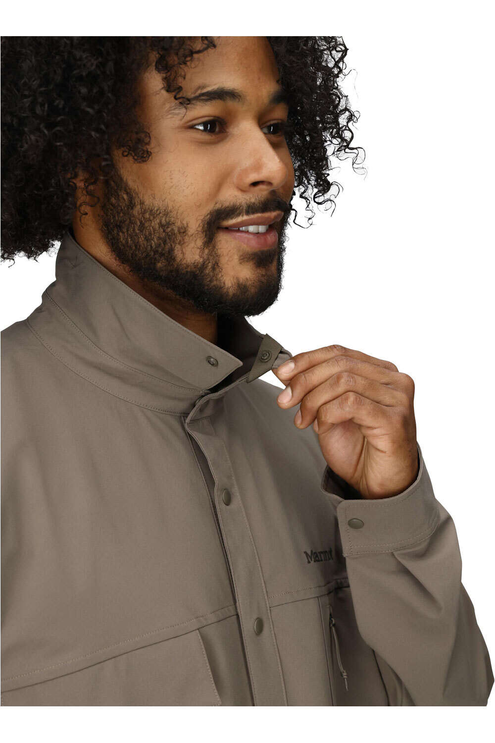 Marmot camisa montaña manga larga hombre AIREXCHANGE SOLARSHIELD GRIS 03