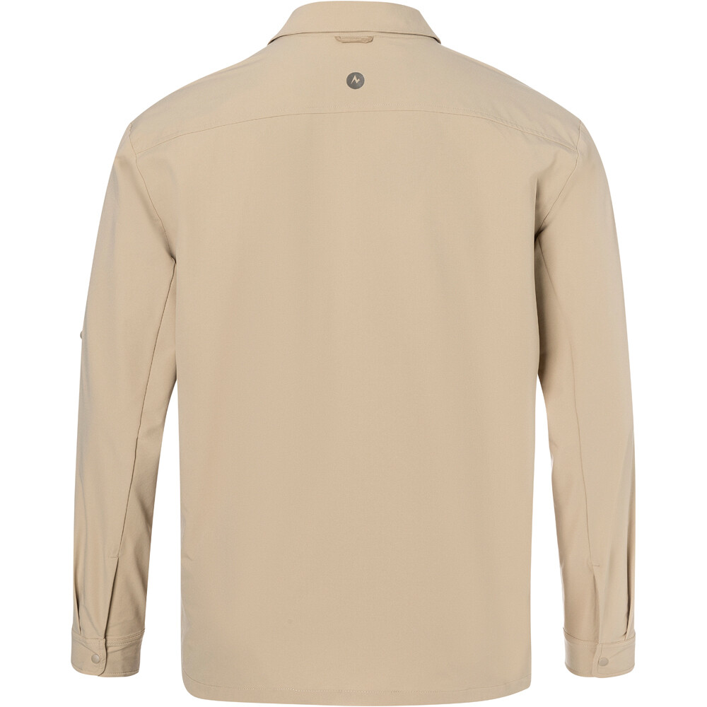 Marmot camisa montaña manga larga hombre AIREXCHANGE SOLARSHIELD GRIS 05