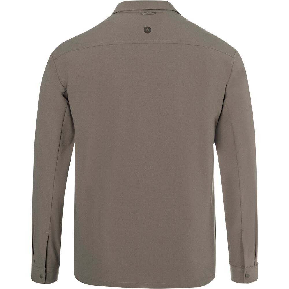 Marmot camisa montaña manga larga hombre AIREXCHANGE SOLARSHIELD GRIS 05