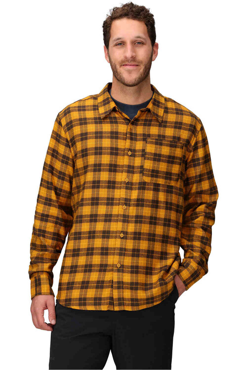 Marmot camisa montaña manga larga hombre RSUH CREEK LIGHTWEIGHT FLANNEL LS AMARILLO