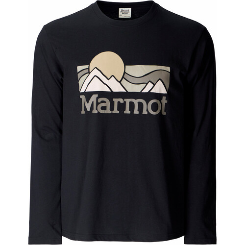 Marmot camiseta montaña manga larga hombre COASTAL NEGRO