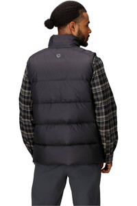 Marmot chaleco outdoor hombre GUIDES DOWN NEGRO vista trasera