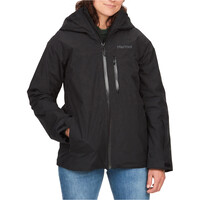 Marmot chaqueta esquí mujer LIGHTRAY GORE-TEX NEGRO vista frontal
