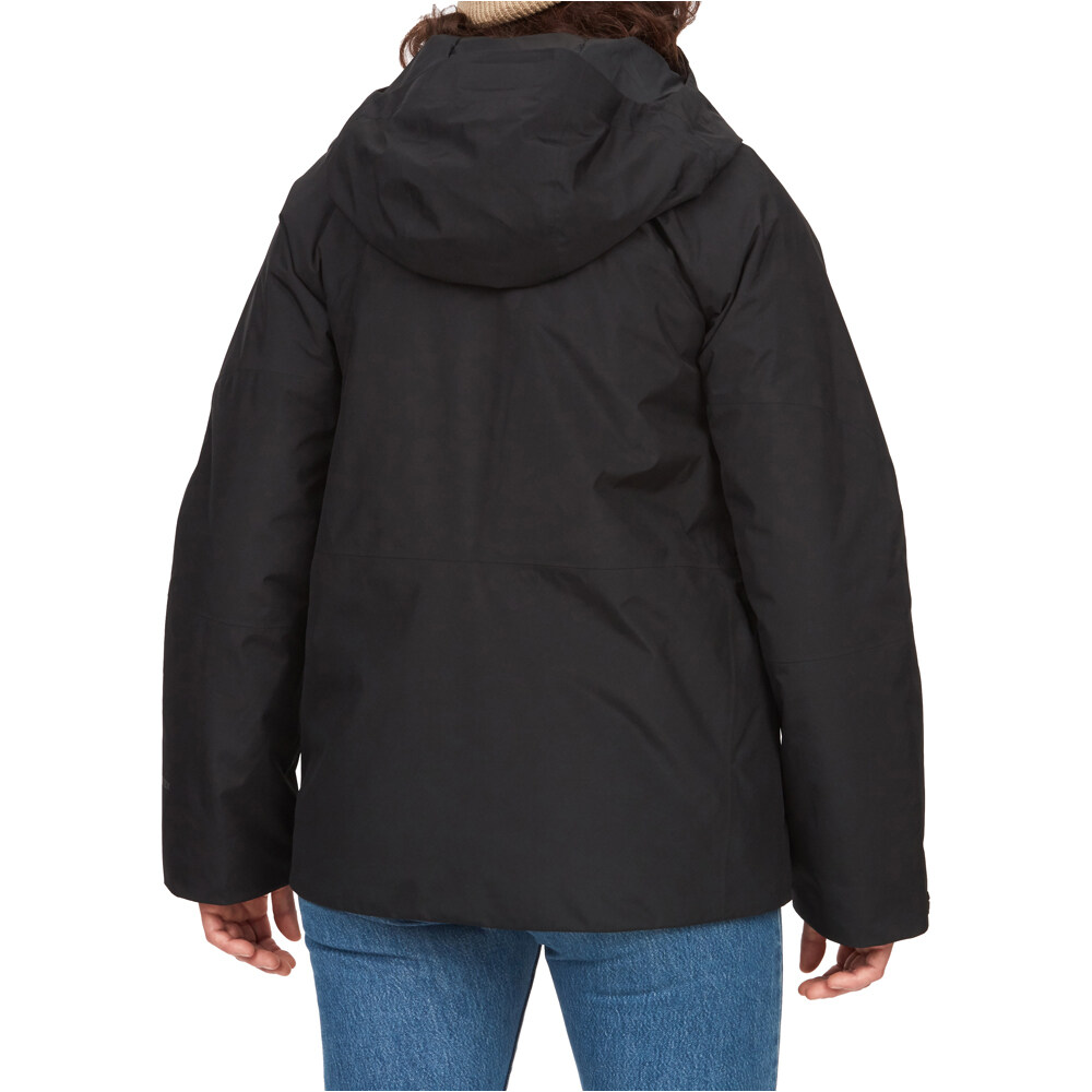 Marmot chaqueta esquí mujer LIGHTRAY GORE-TEX NEGRO vista trasera