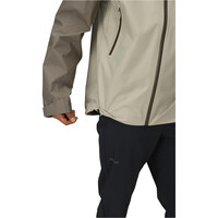 Marmot chaqueta impermeable hombre MINIMALIST PERTEX MARRON vista detalle