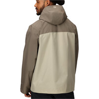 Marmot chaqueta impermeable hombre MINIMALIST PERTEX MARRON vista trasera