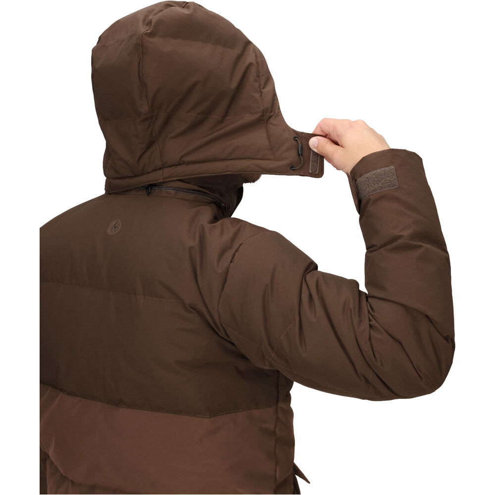 Marmot chaqueta impermeable insulada hombre FORDHAM MARRON 03