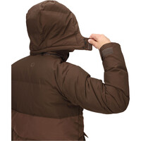 Marmot chaqueta impermeable insulada hombre FORDHAM MARRON 03