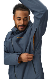 Marmot chaqueta impermeable insulada hombre MINIMALIST PERTEX 3-IN-1 AZUL vista detalle