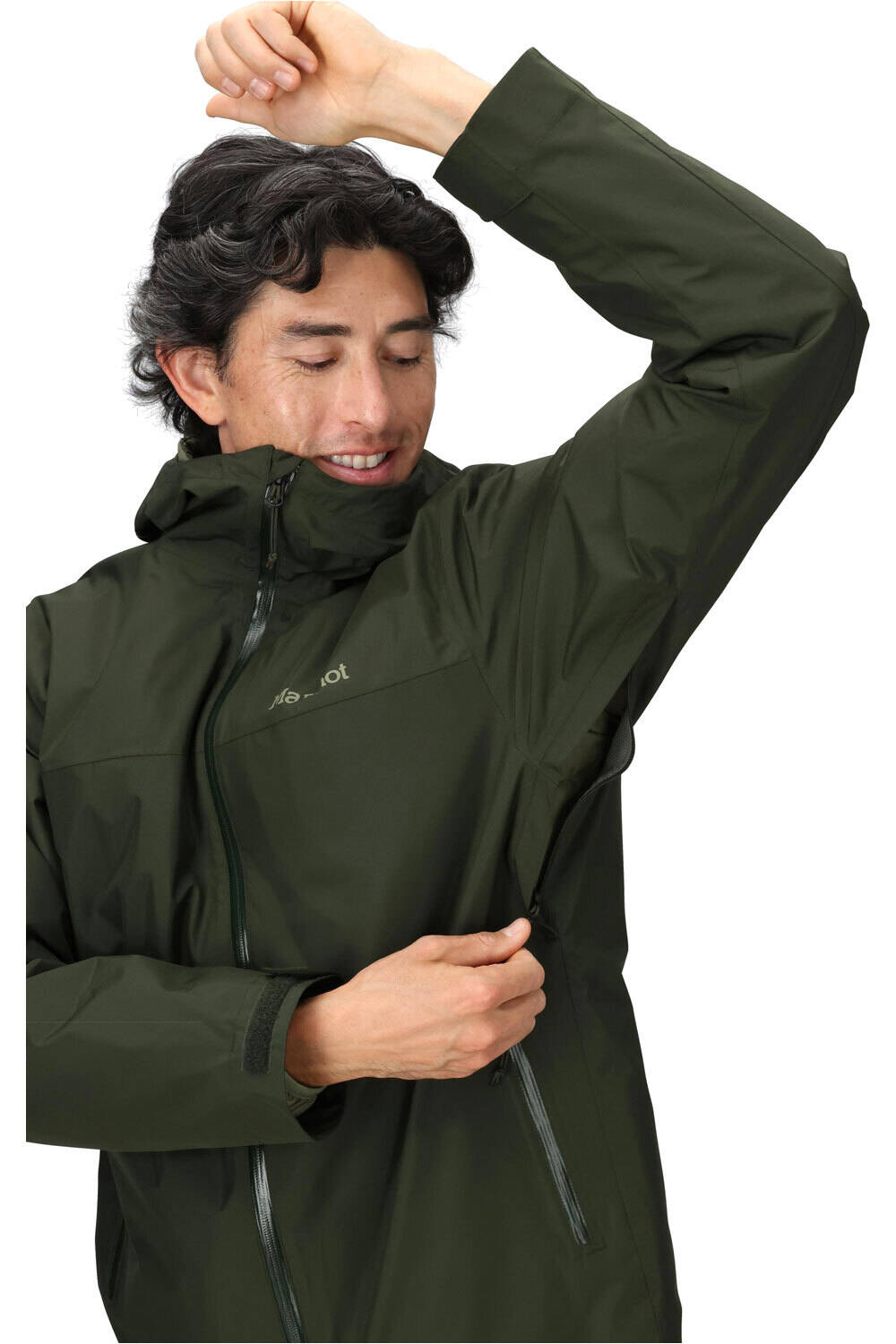 Marmot chaqueta impermeable insulada hombre MINIMALIST PERTEX 3-IN-1 VERDE 04