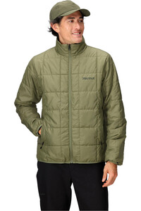 Marmot chaqueta impermeable insulada hombre MINIMALIST PERTEX 3-IN-1 VERDE vista detalle