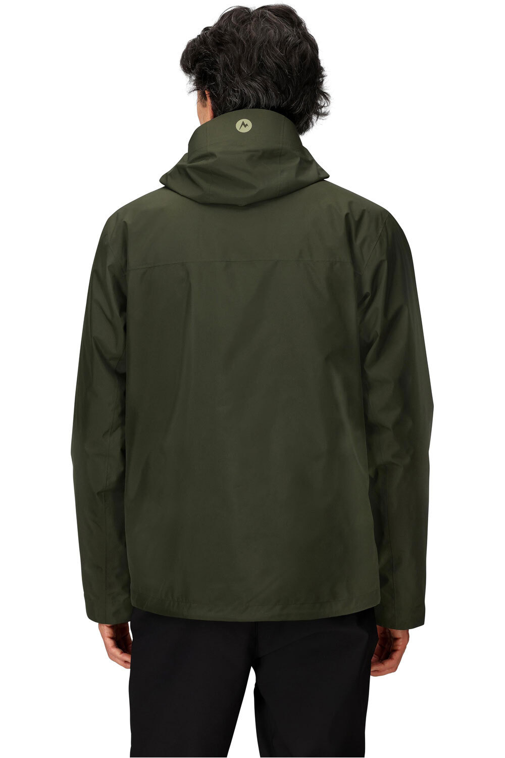 Marmot chaqueta impermeable insulada hombre MINIMALIST PERTEX 3-IN-1 VERDE vista trasera