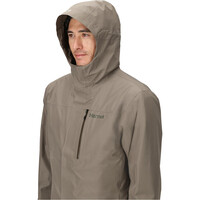 Marmot chaqueta impermeable insulada hombre RAMBLE COMPONENT GRIS vista detalle