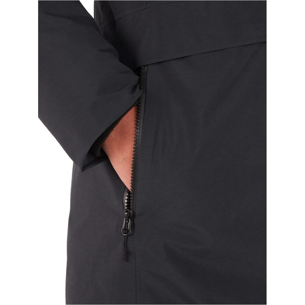 Marmot chaqueta impermeable insulada mujer OSLO GORE-TEX NEGRO vista detalle