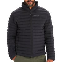 Marmot chaqueta outdoor hombre ECHO FEATHERLESS NEGRO vista frontal