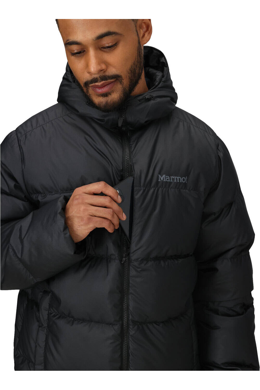 Marmot chaqueta outdoor hombre GUIDES DOWN NEGRO 03
