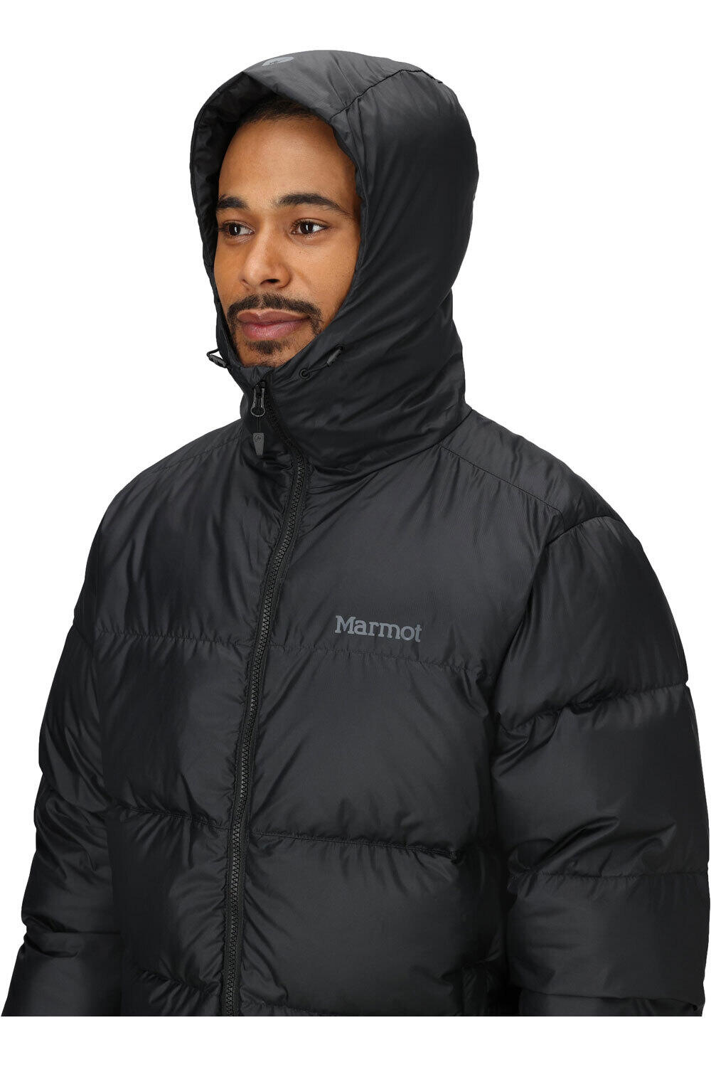 Marmot chaqueta outdoor hombre GUIDES DOWN NEGRO vista detalle