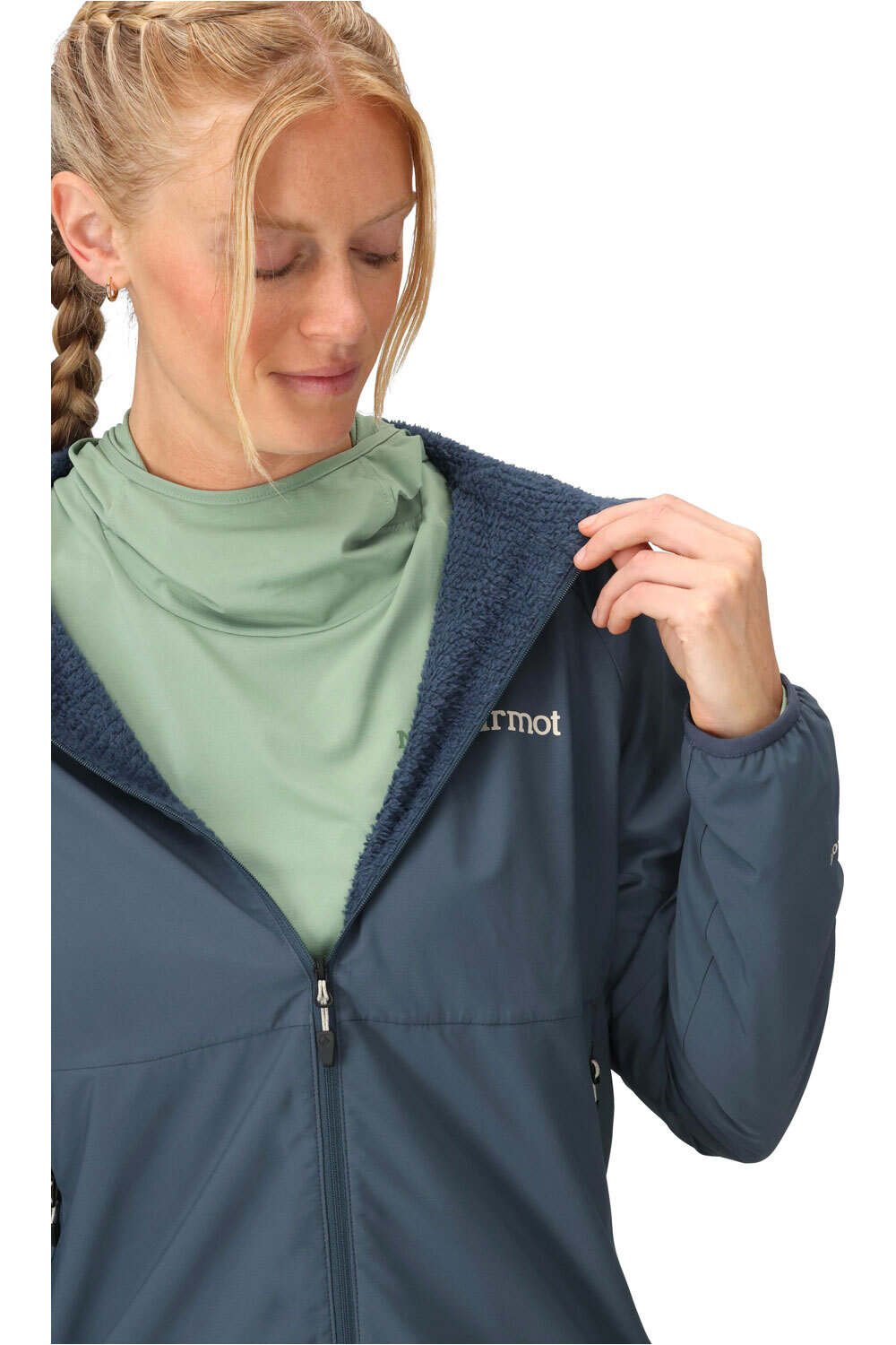 Marmot chaqueta outdoor mujer AEROTHERMAL AZUL 03