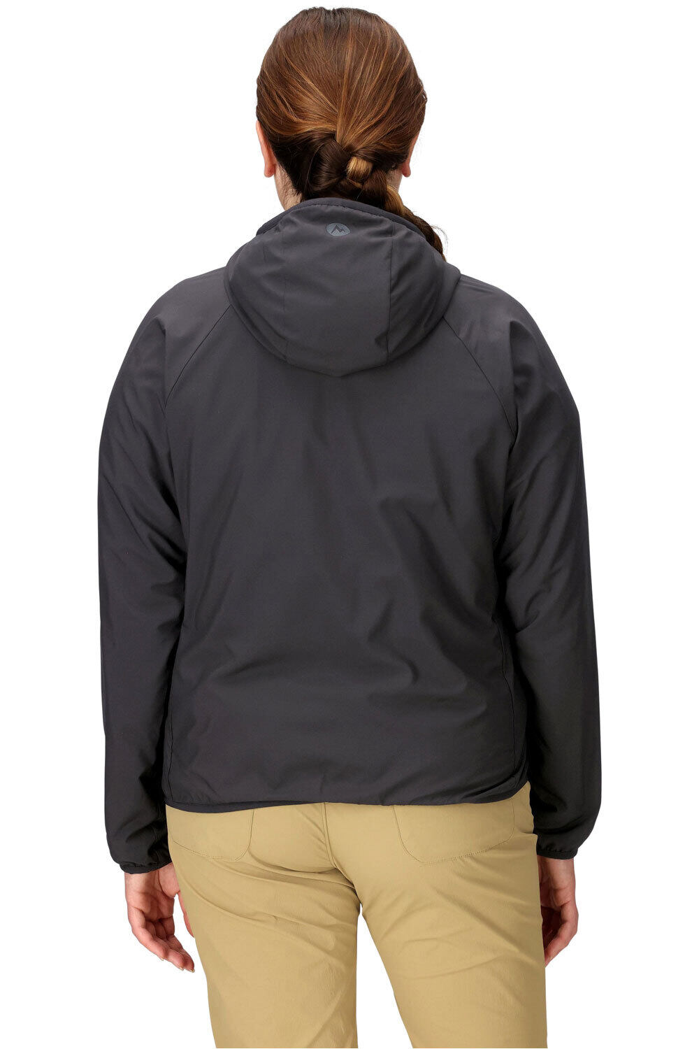 Marmot chaqueta outdoor mujer AEROTHERMAL NEGRO vista trasera