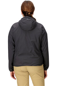 Marmot chaqueta outdoor mujer AEROTHERMAL NEGRO vista trasera